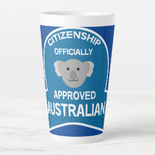Australian Citizenship   Aussie Citizen Two-Tone C Latte Mug