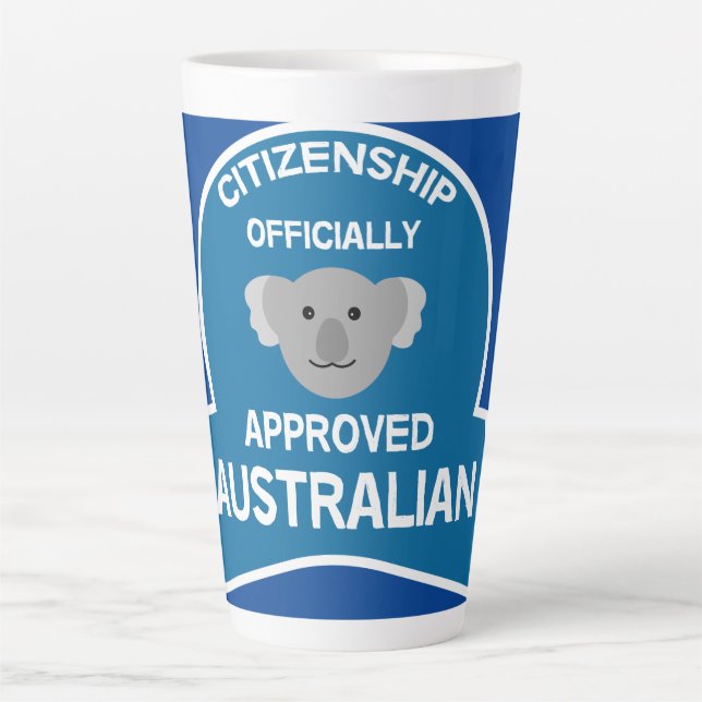 Australian Citizenship | Aussie Citizen Two-Tone C Latte Mug (Front)