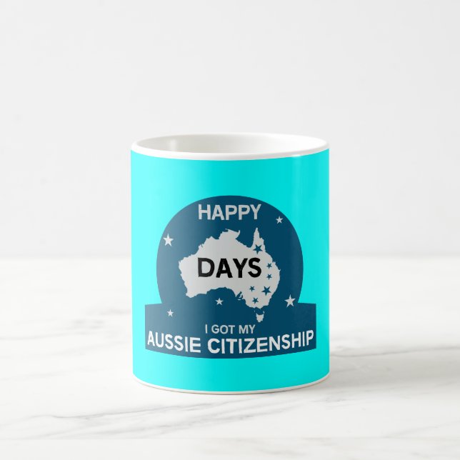 Australian Citizenship - Congratulations - Gifts Coffee Mug (Center)