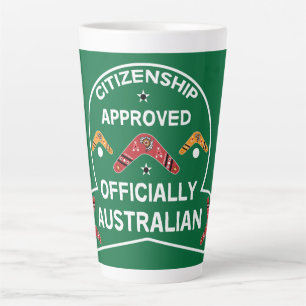 Australian Citizenship Gift   Aussie Citizenship   Latte Mug