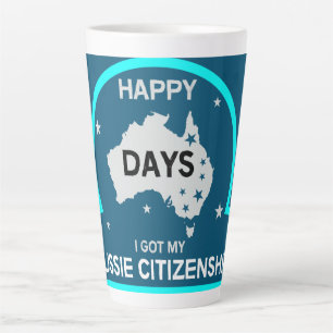 Australian Citizenship Gift   Aussie Citizenship   Latte Mug