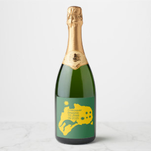 Australian Citizenship Gift   Aussie Citizenship   Sparkling Wine Label