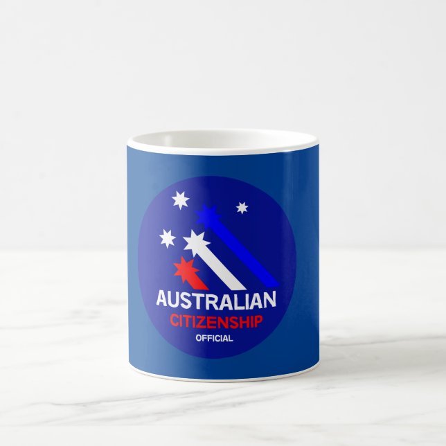 Australian Citizenship Gift Coffee Mug (Center)