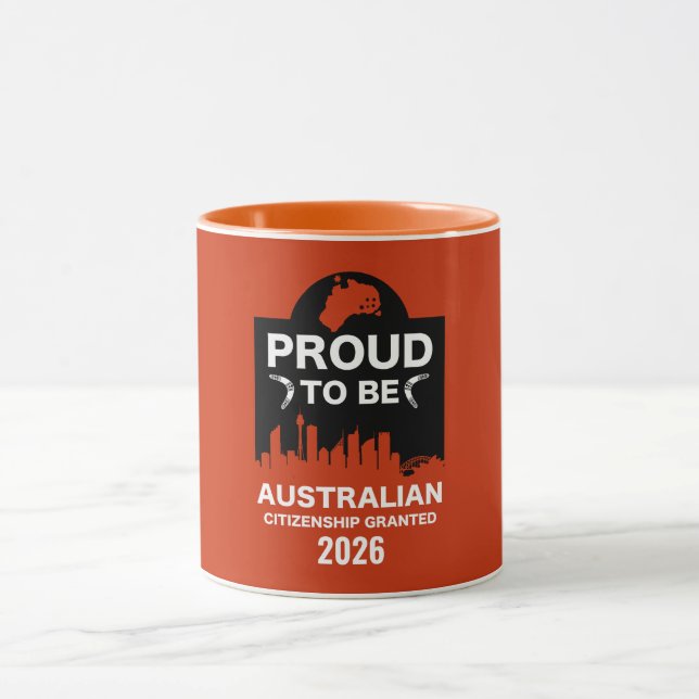 Australian Citizenship Gift Mug (Center)