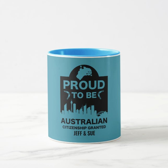 Australian Citizenship Gift Mug (Center)