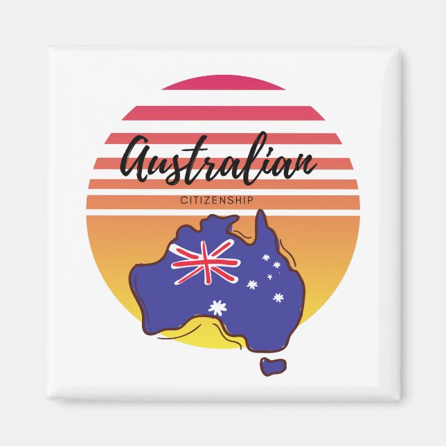 Australian Citizenship Magnet (Front)