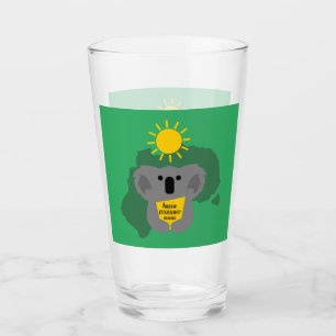 Australian Citizenship Party Congratulations Gift Glass