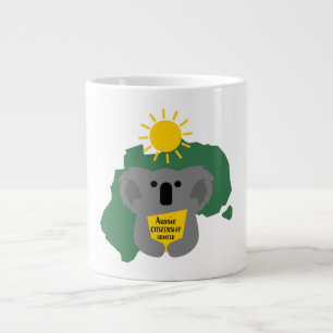 Australian Citizenship Party Congratulations Gift Large Coffee Mug