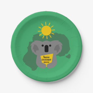 Australian Citizenship Party Congratulations Gift Paper Plate