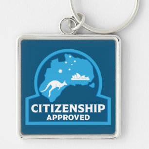 Australian Citizenship Party Gifts Key Ring