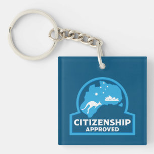 Australian Citizenship Party Gifts Key Ring