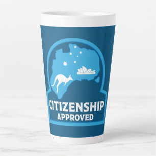Australian Citizenship Party Gifts Latte Mug