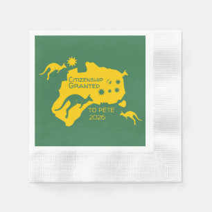 Australian Citizenship Party Gifts Napkin