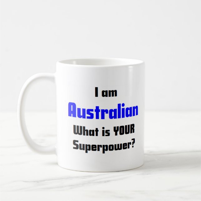 australian coffee mug (Left)