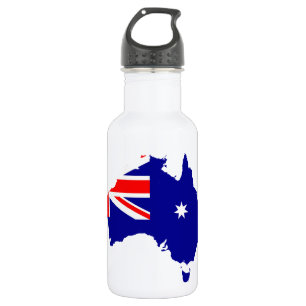 Australian country flag 532 ml water bottle