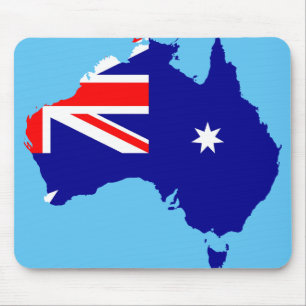 Australian country mouse pad