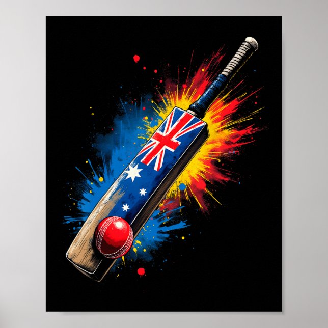 Australian Cricket T  Poster (Front)