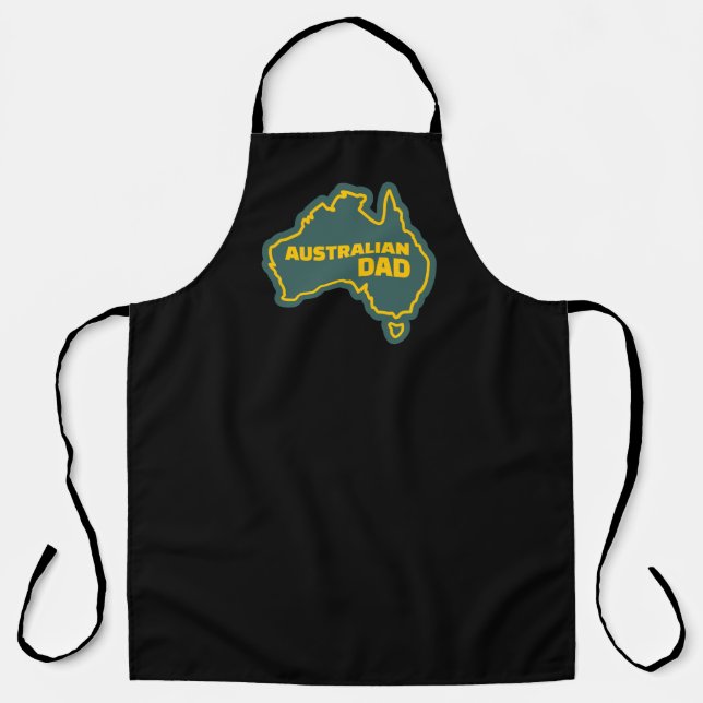Australian Dad - Father's Day Apron (Front)