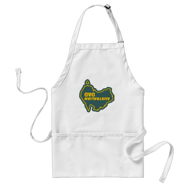Australian Dad - Funny Apron for an Aussie Dad (Front)