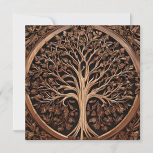 Australian Delights: Waratah Tree Wood Print, Invitation