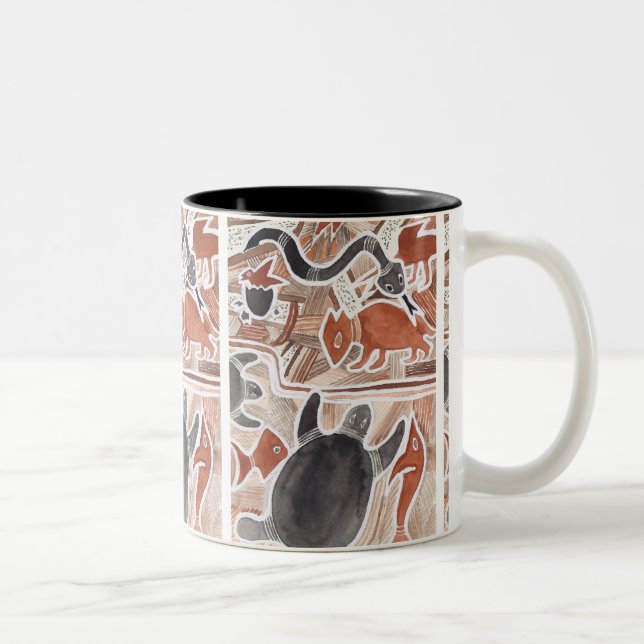 Australian Dreams Animals Turtle Snake Mug (Right)