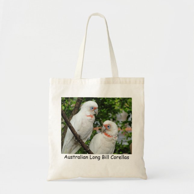 Australian Eastern Long Bill Corellas Tote Bag (Front)