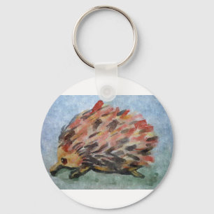 Australian echidna key ring