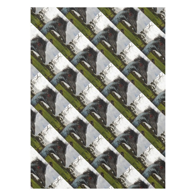 Australian Emu Twinkle Eyes, Tablecloth (Front)