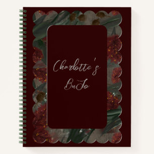 Australian Eucalyptus Bottle Brush Floral Notebook