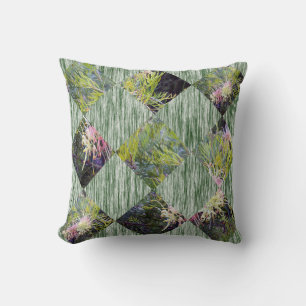 Australian Eucalyptus Flower Geometrical Design, Cushion