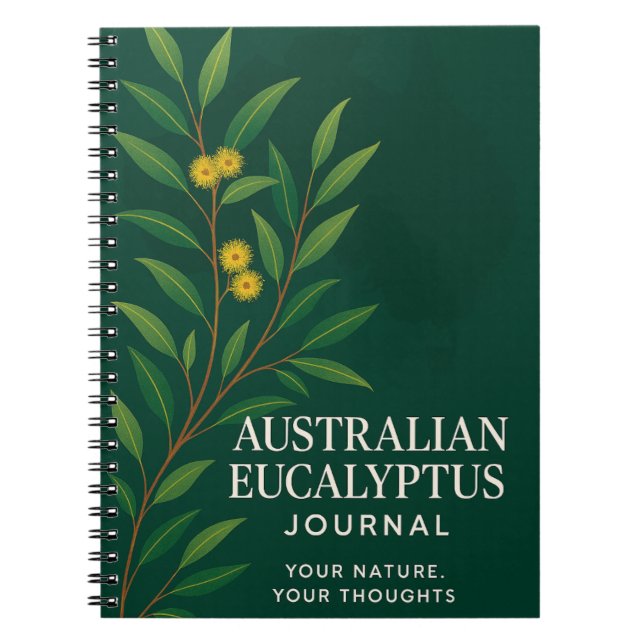 Australian Eucalyptus Journal: Nature-Inspired Not Notebook (Front)