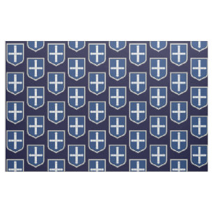 Australian Eureka flag in the shape of a shield Fabric