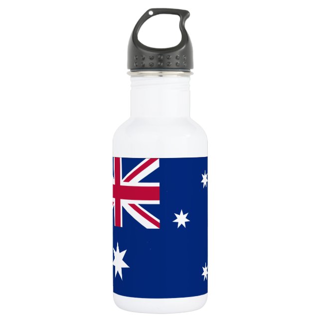 Australian flag 532 ml water bottle (Front)