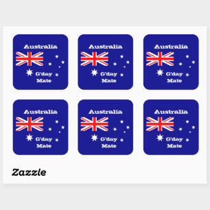 Australian flag & Australia fashion sticker /sport
