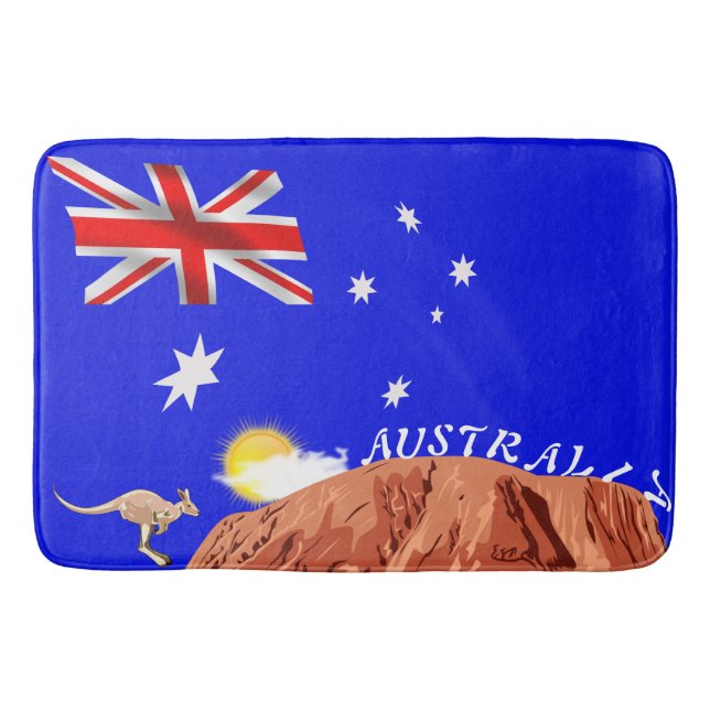 Australian flag bath mat (Front)