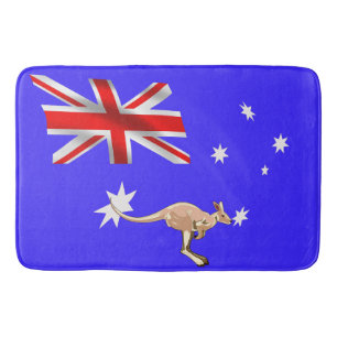 Australian flag bath mat