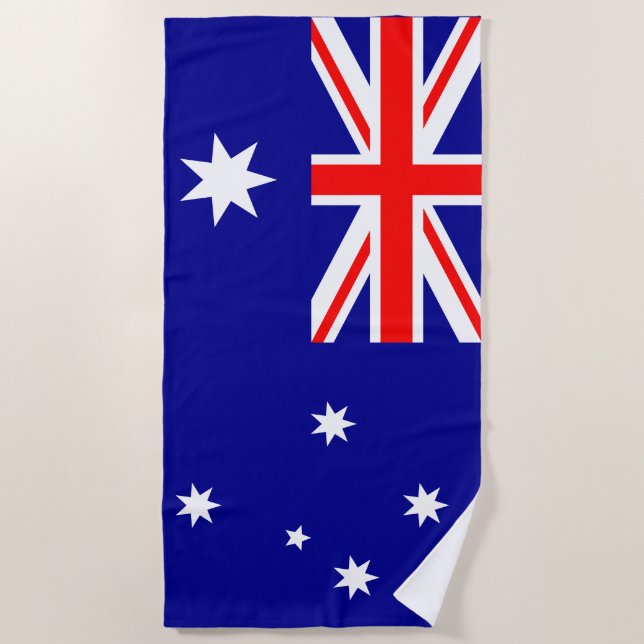 Australian Flag Beach Towel (Front)