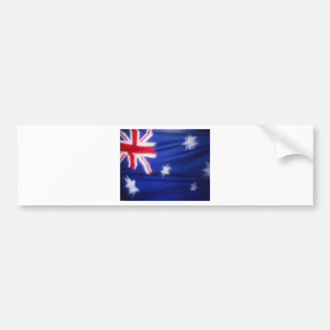 Australian Flag Bumper Sticker (Front)