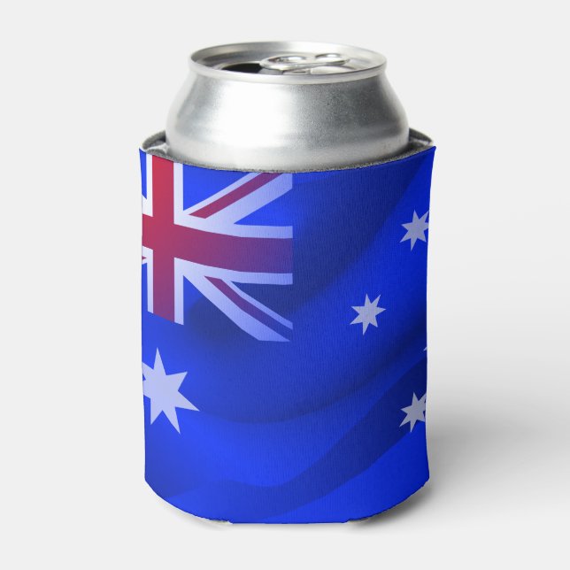 Australian flag can cooler (Can Front)