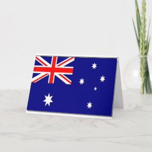Australian Flag Card