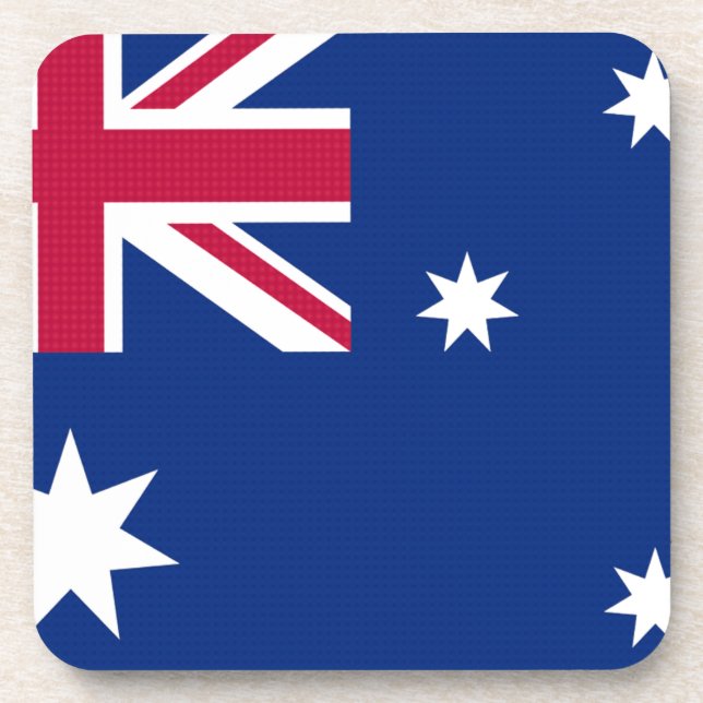 Australian flag coaster (Front)