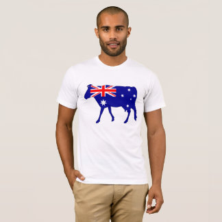 Australian Flag - Cow T-Shirt