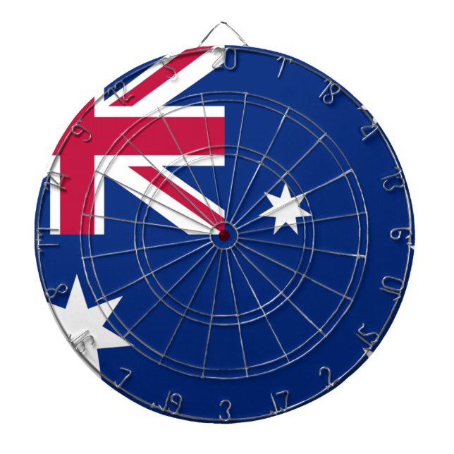 Australian flag dartboard (Front)