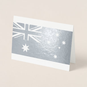 Australian Flag Foil Card