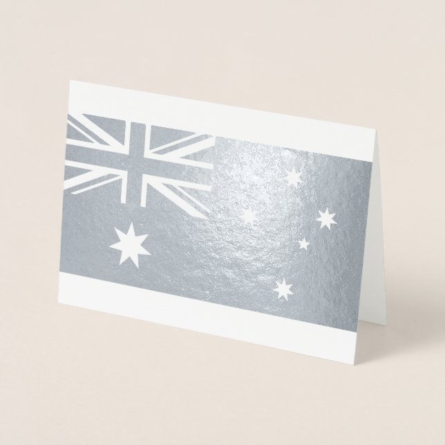 Australian Flag Foil Card (Front)
