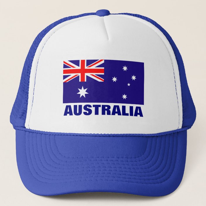Australian flag hat | Australia Day design | Zazzle.com.au