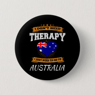 Australian Flag I Australia Flag I Vacation Austra 6 Cm Round Badge