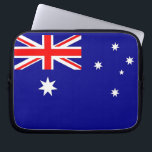 Australian Flag Laptop Sleeve<br><div class="desc">Protect your device in style with our exclusive laptop sleeve featuring the flag of Australia! Crafted with meticulous attention to detail, this laptop sleeve is more than just a protective accessory; it’s a celebration of Australia’s heritage and cultural pride. The vibrant design prominently displays the iconic Australian flag, making this...</div>