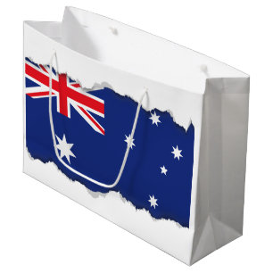 Australian Flag Large Gift Bag