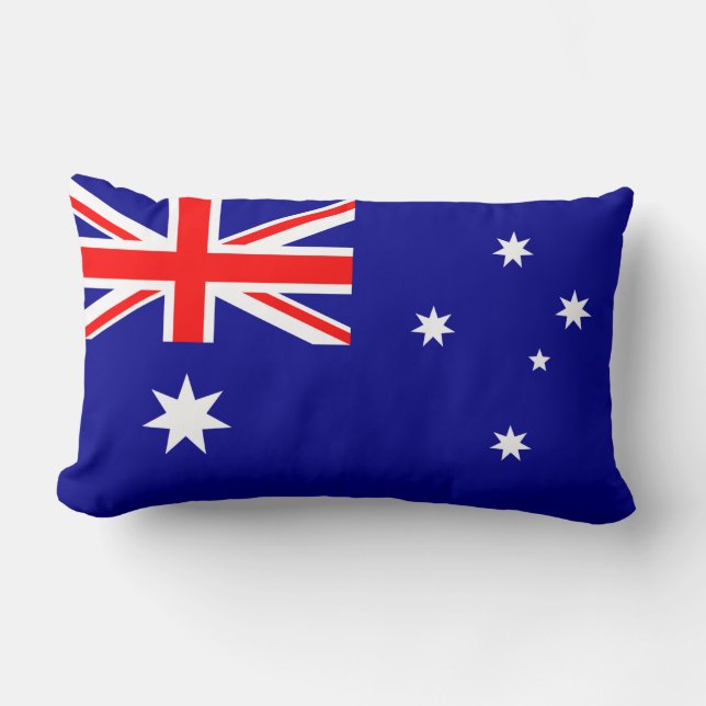 Australian Flag Lumbar Pillow (Front)